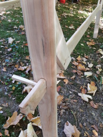 runkelstein Kleiderständer aus Holz