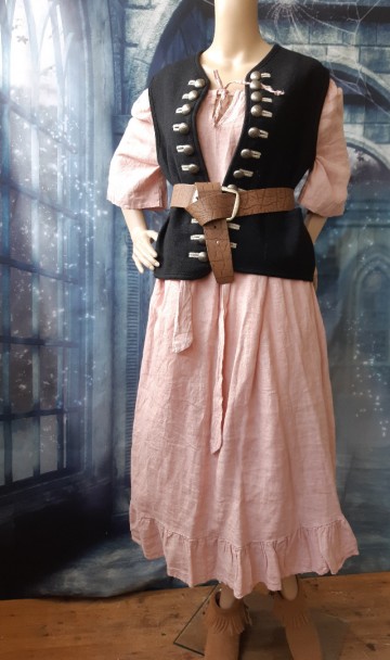 runkelstein Leinen Piratenbluse