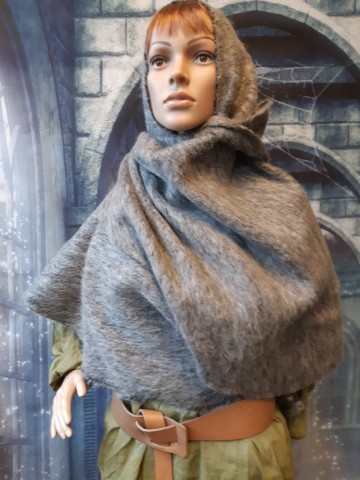 Umschlägetuch mit Mohair