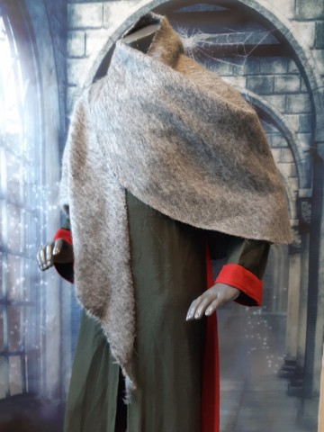 Umschlägetuch mit Mohair