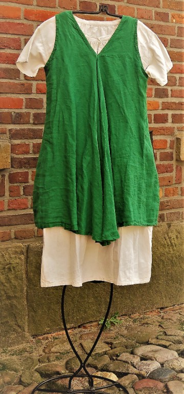Leinen Surcotte Groene surcotte runkelstein