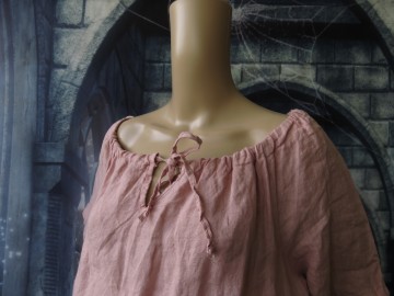 runkelstein Leinen Piratenbluse