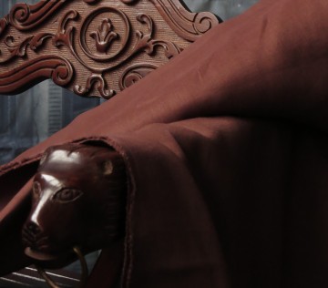 runkelstein Bio Leinen Kastanien Braun, feine Qualität