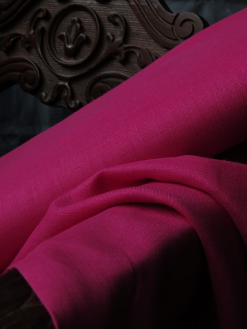 runkelstein Bio Leinen Fuchsia