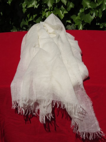 Alpaca-Lamswolle Schal