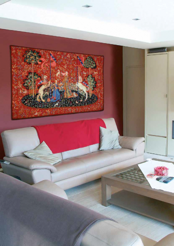 runkelstein Gobelin Wandhänger